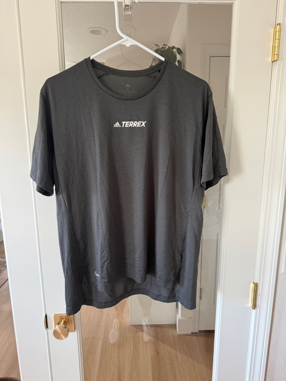 adidas Terrex Black Short Sleeve Crew Neck Tee